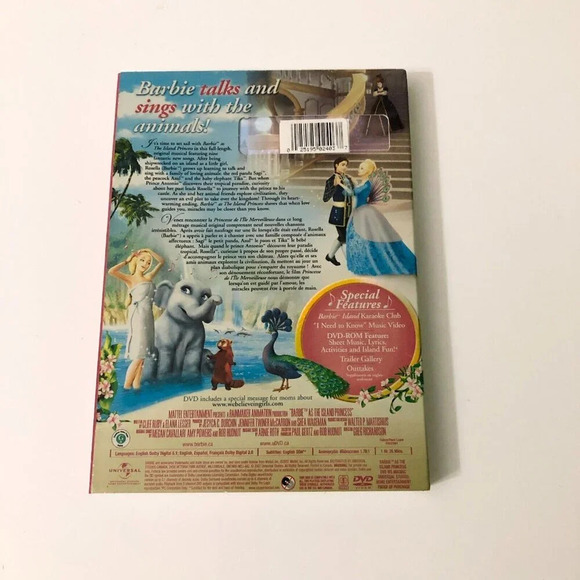 Barbie As The Island Princess Movie Musical with Slip Cover DVD - Picture 14 of 14